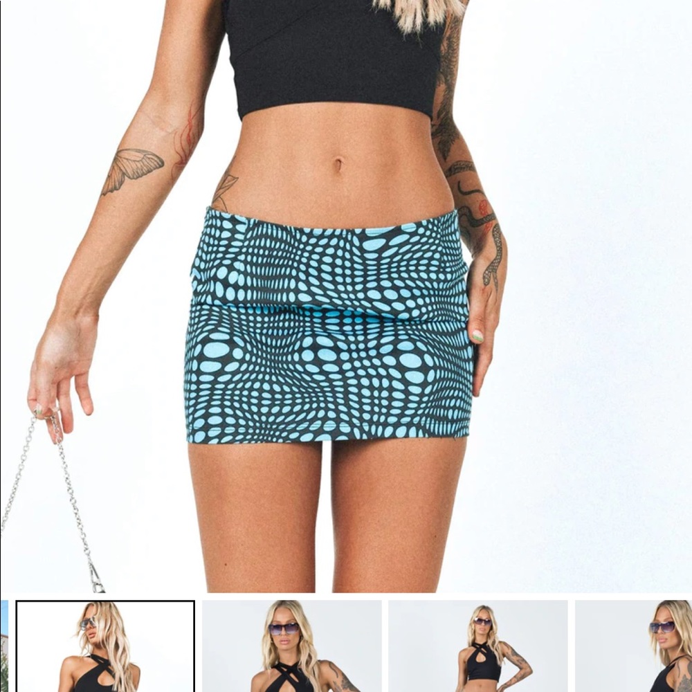 Motel Rocks mini skirt - Picture 2 of 3